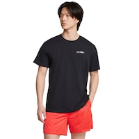 Under Armour Men's Heavyweight Armour Label Oversized T-Shirt Front_Flat
