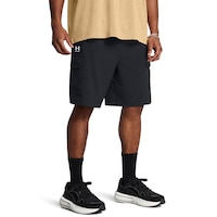 Under Armour Men's Vibe Woven Cargo Shorts Front_Angled_Right