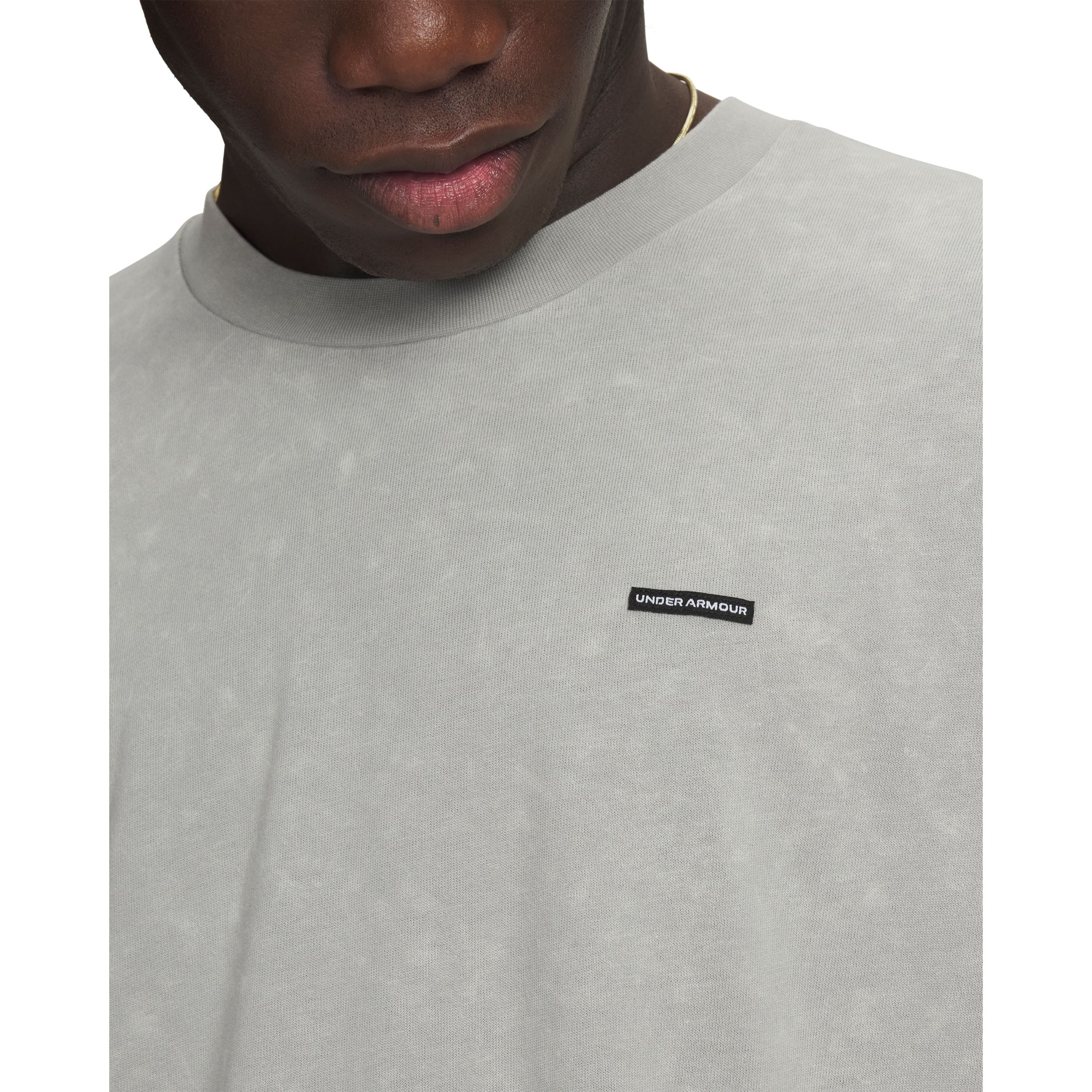 Under Armour Men's Heavyweight Logo Wash Oversized T-Shirt