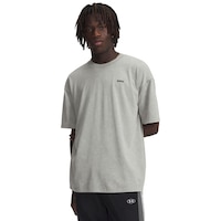 Under Armour Men's Heavyweight Logo Wash Oversized T-Shirt
