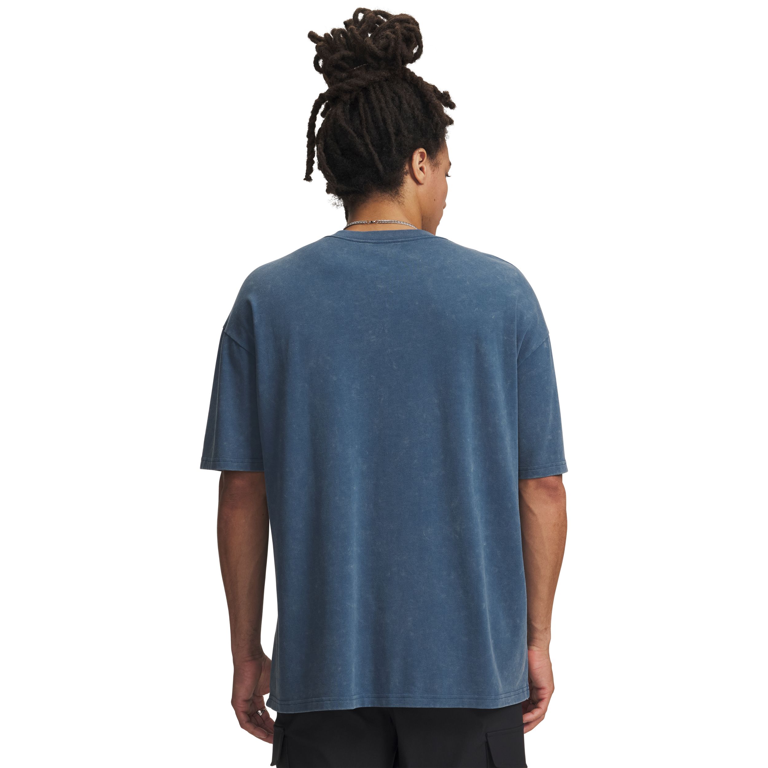 Under Armour Men's Heavyweight Logo Wash Oversized T-Shirt