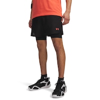 Under Armour Men's Vanish Woven 2.0 2 in 1 Shorts Front_Angled_Left