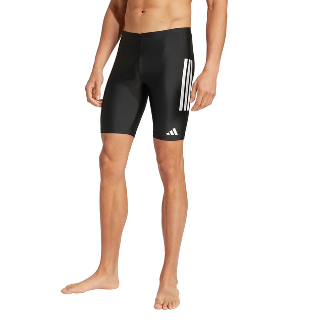 adidas Men's 3-stripes 8" Chlorine Resistant Swim Jammers
