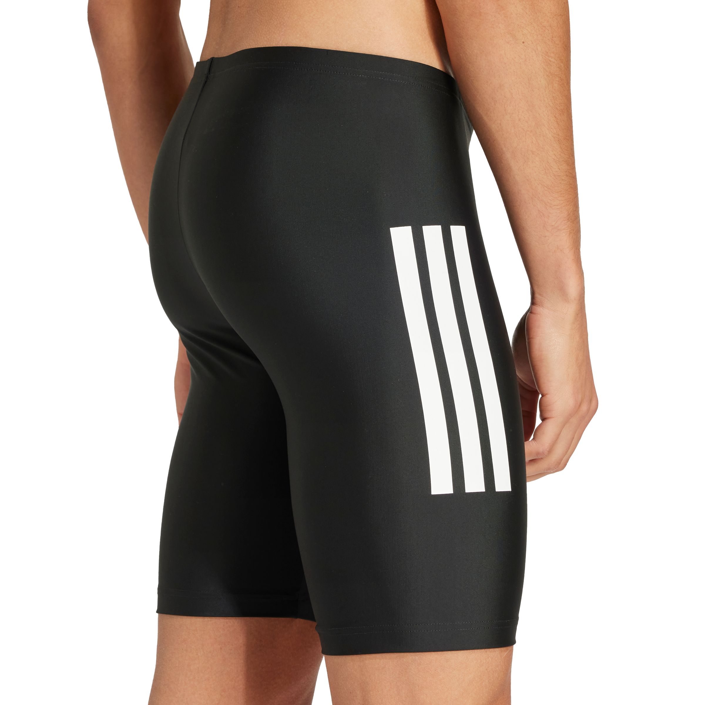 adidas Men's 3-stripes 8" Chlorine Resistant Swim Jammers