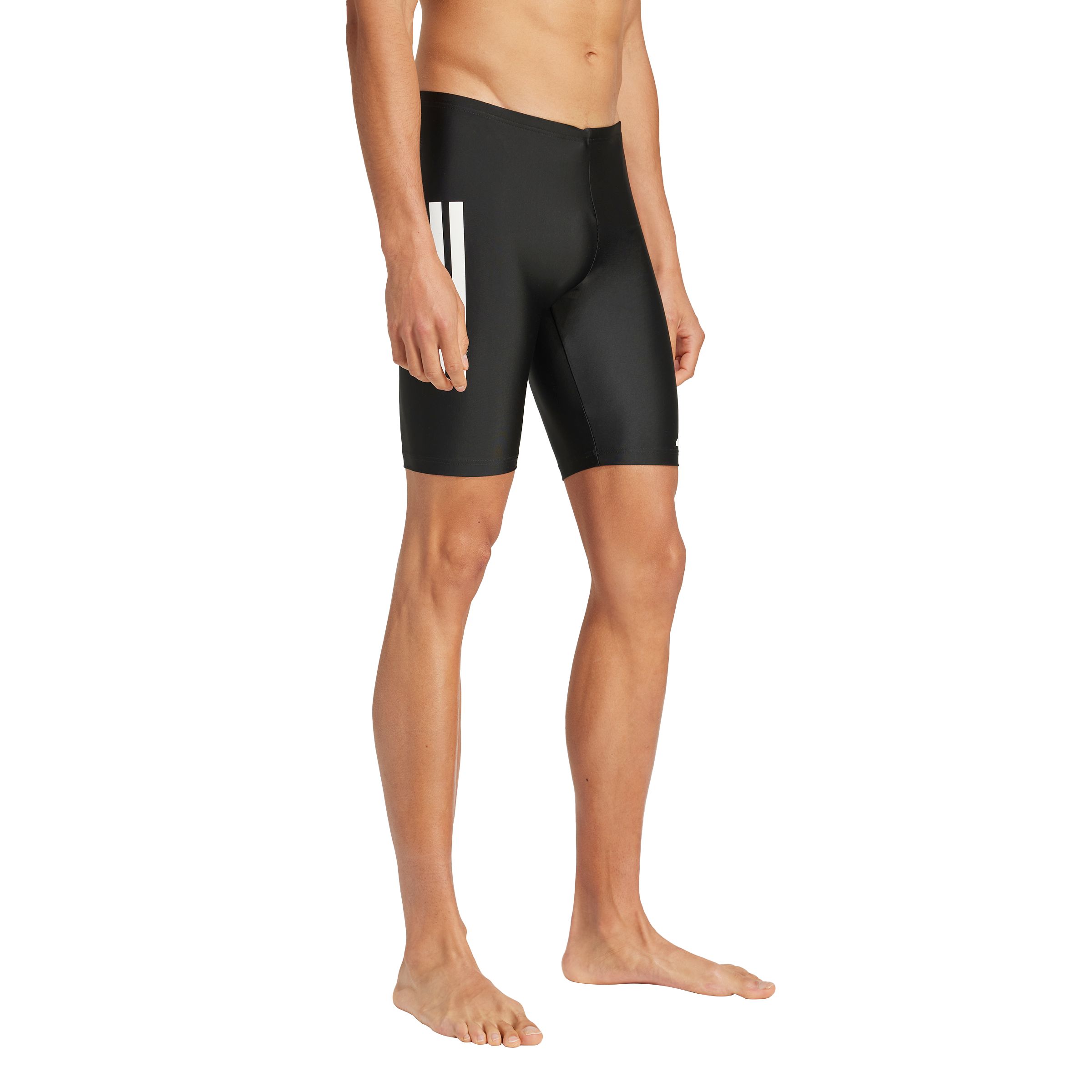 adidas Men's 3-stripes 8" Chlorine Resistant Swim Jammers