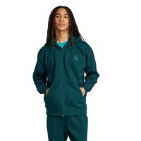 adidas Men's All Fleece Full Zip Cotton Hoodie Front_Flat