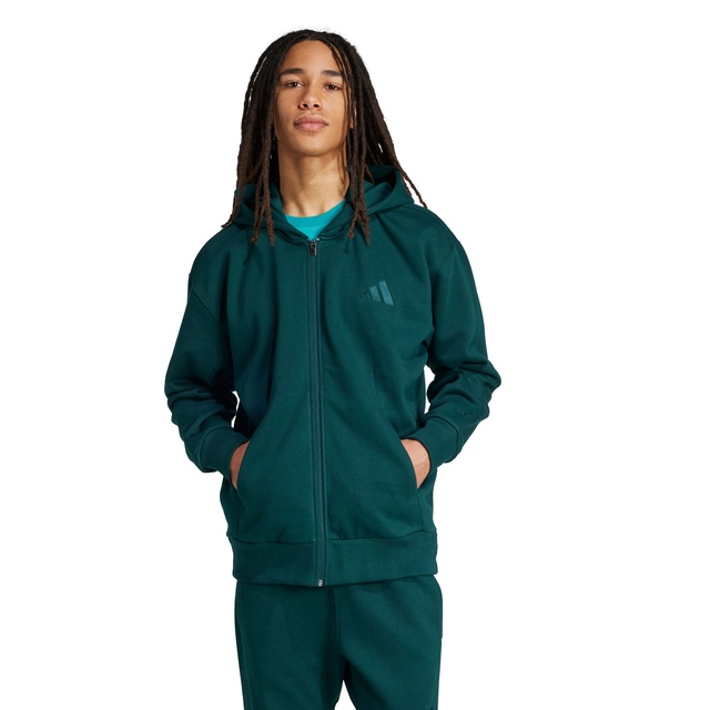 adidas Men's All Fleece Full Zip Cotton Hoodie