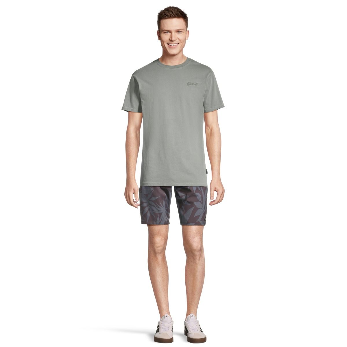 O'Neill Men's Canada Solid 17" Elastic Waist Volley Shorts