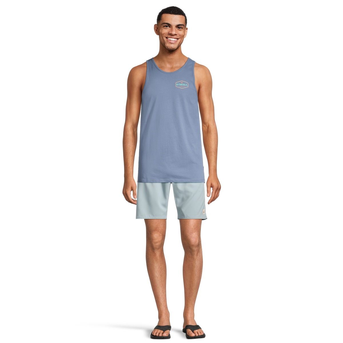 O'Neill Men's Canada Solid 17" Elastic Waist Volley Shorts
