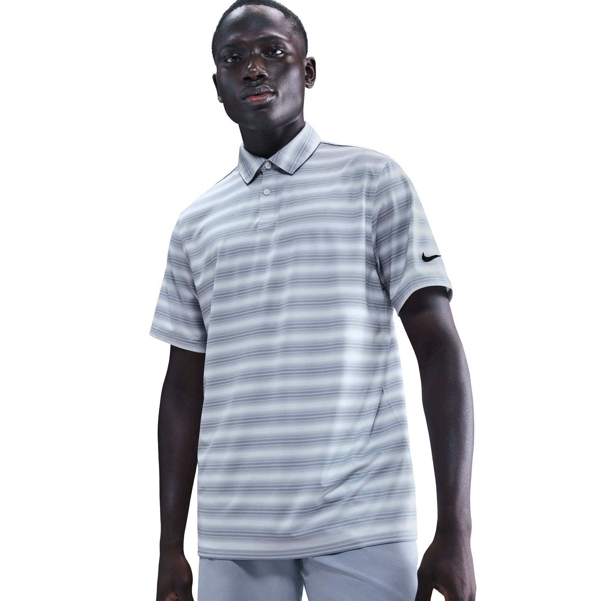 Nike Golf Men's Velocity Striped Dri-FIT Polo T-shirt