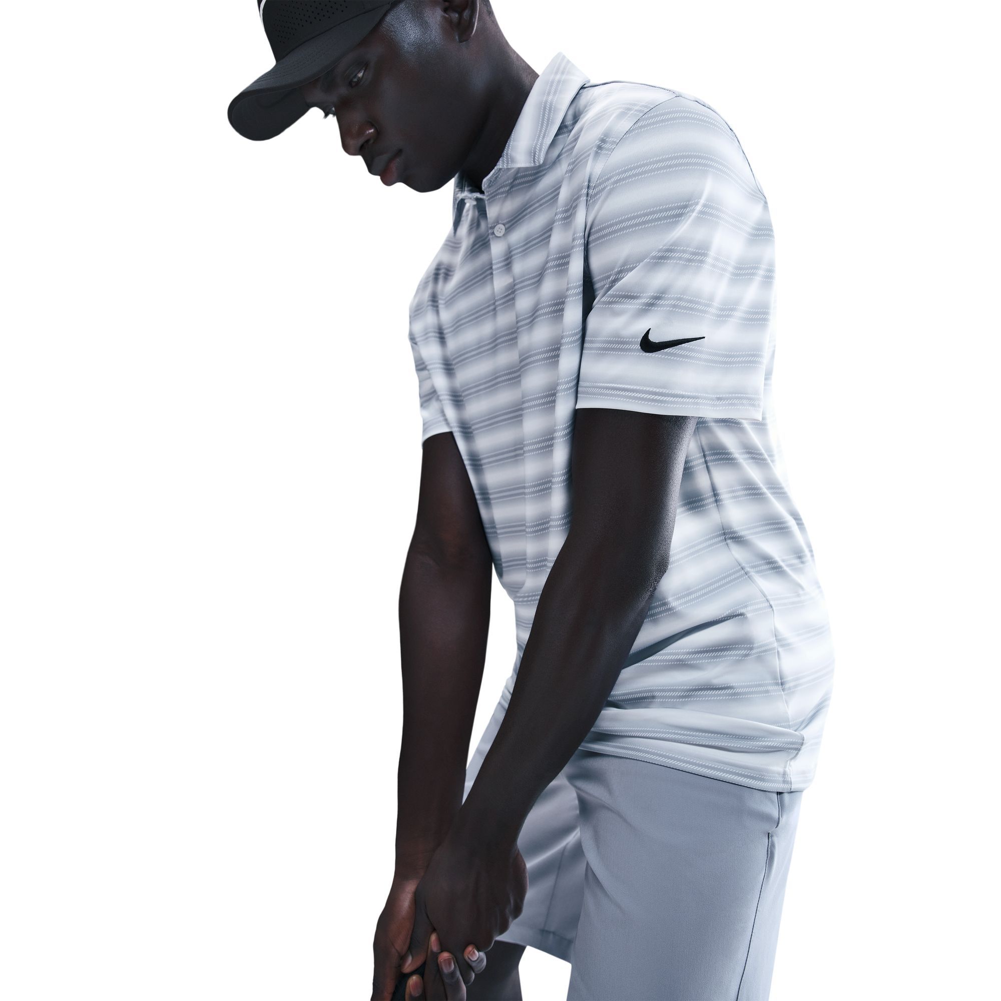 Nike Golf Men's Velocity Striped Dri-FIT Polo T-shirt
