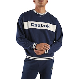 Reebok Men's Lawn Club Heritage-Inspired Athletic Sweatshirt
