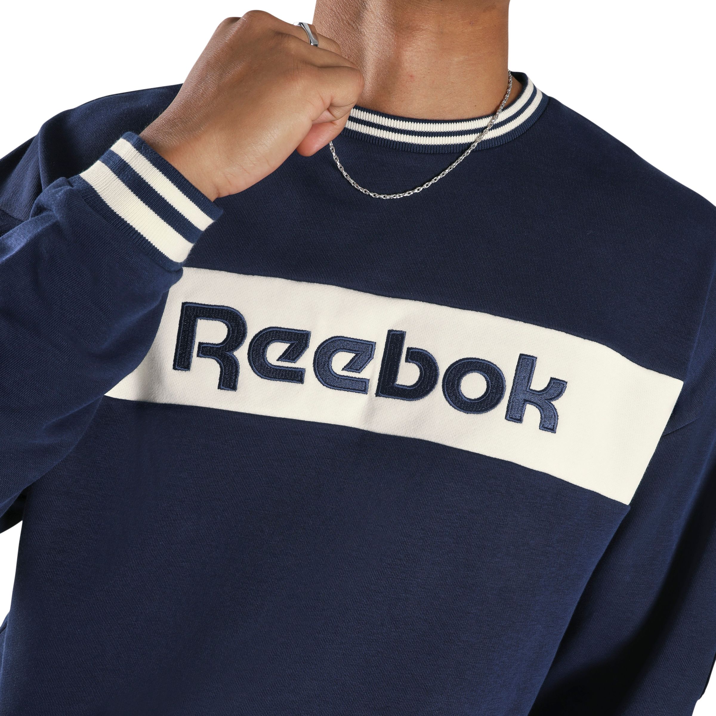 Reebok Men's Lawn Club Heritage-Inspired Athletic Sweatshirt