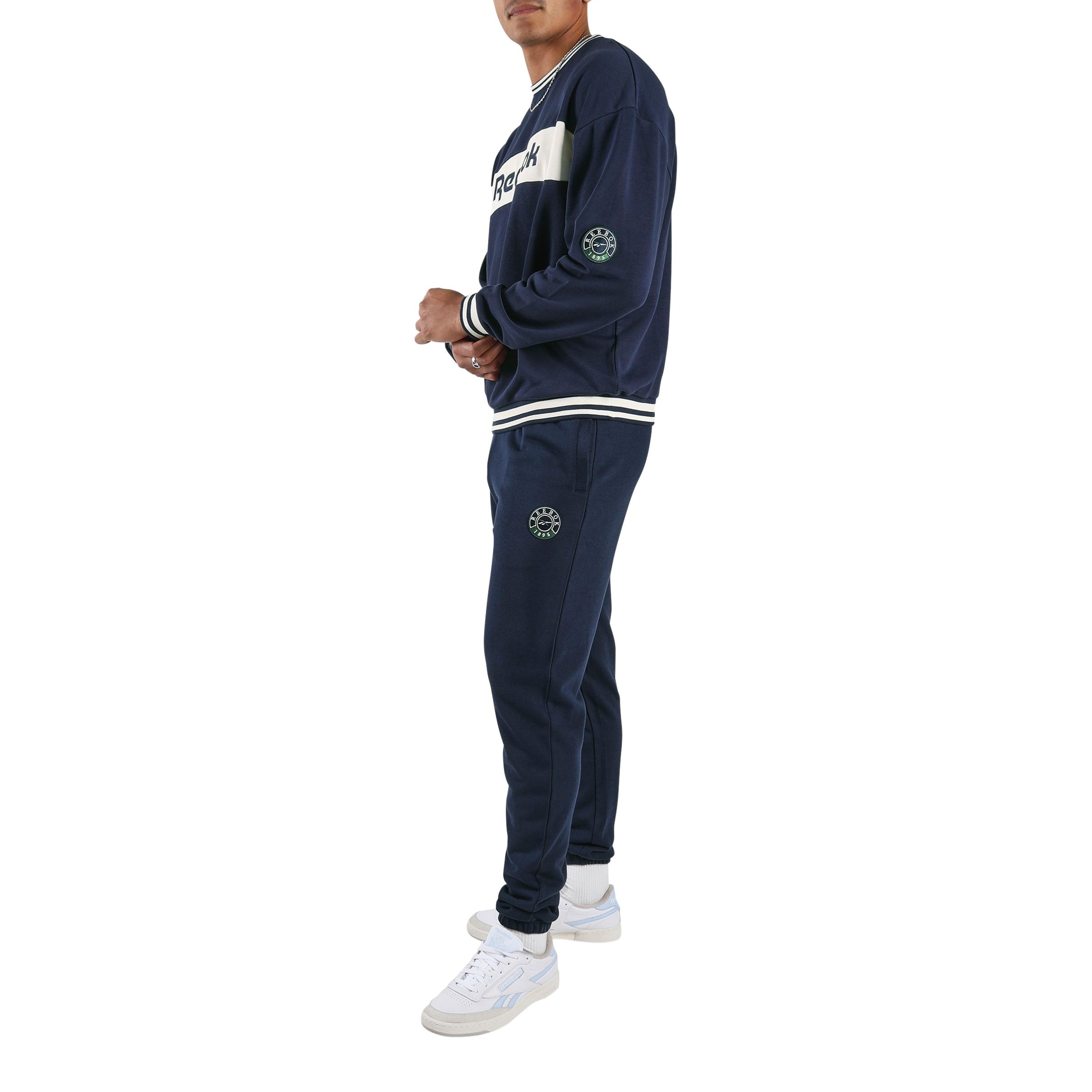 Reebok Men's Lawn Club Cotton Blend Athletic Jogger Pants