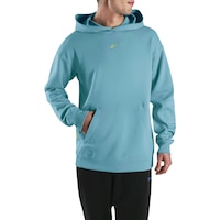 Reebok Men's Athlete Double Knit Pullover Hoodie Front_Flat