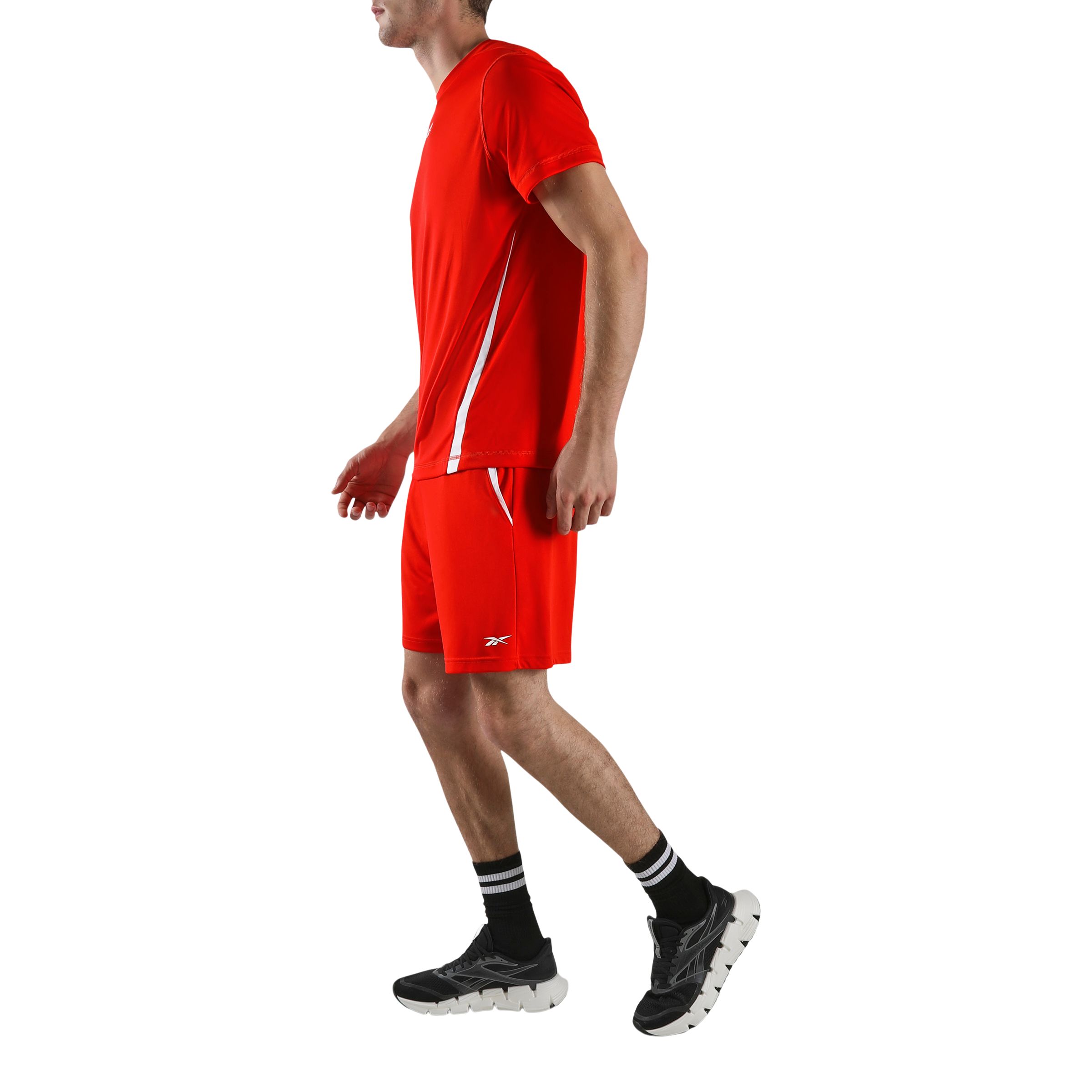 Reebok Men's Id Train Block Cotton Blend Athletic Shorts