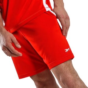 Reebok Men's Id Train Block Cotton Blend Athletic Shorts