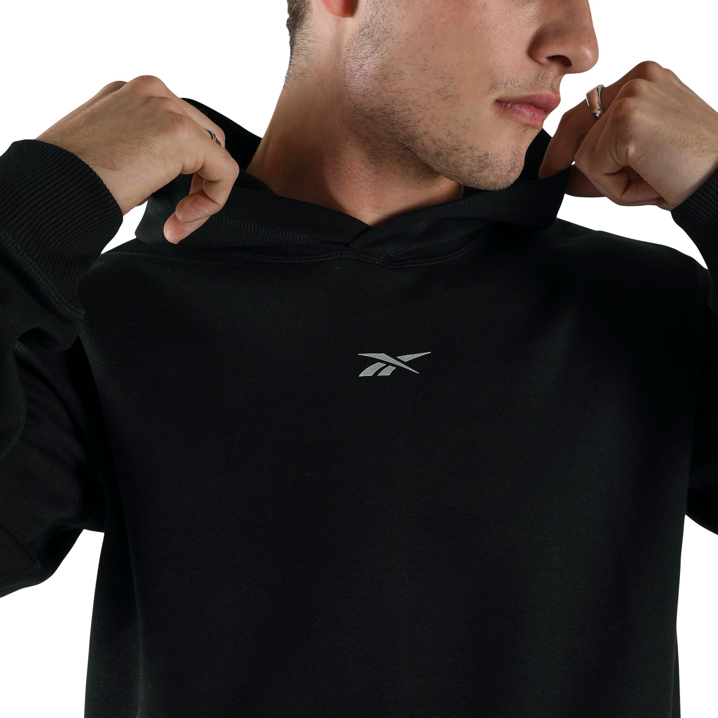 Reebok Men's Athlete Double Knit Pullover Hoodie