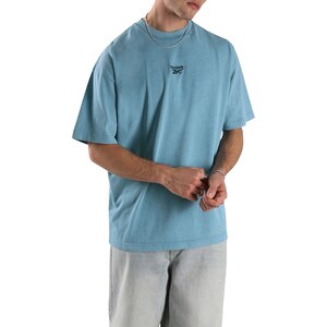 Reebok Men's Washed Oversized Garment-Washed Casual T-shirt
