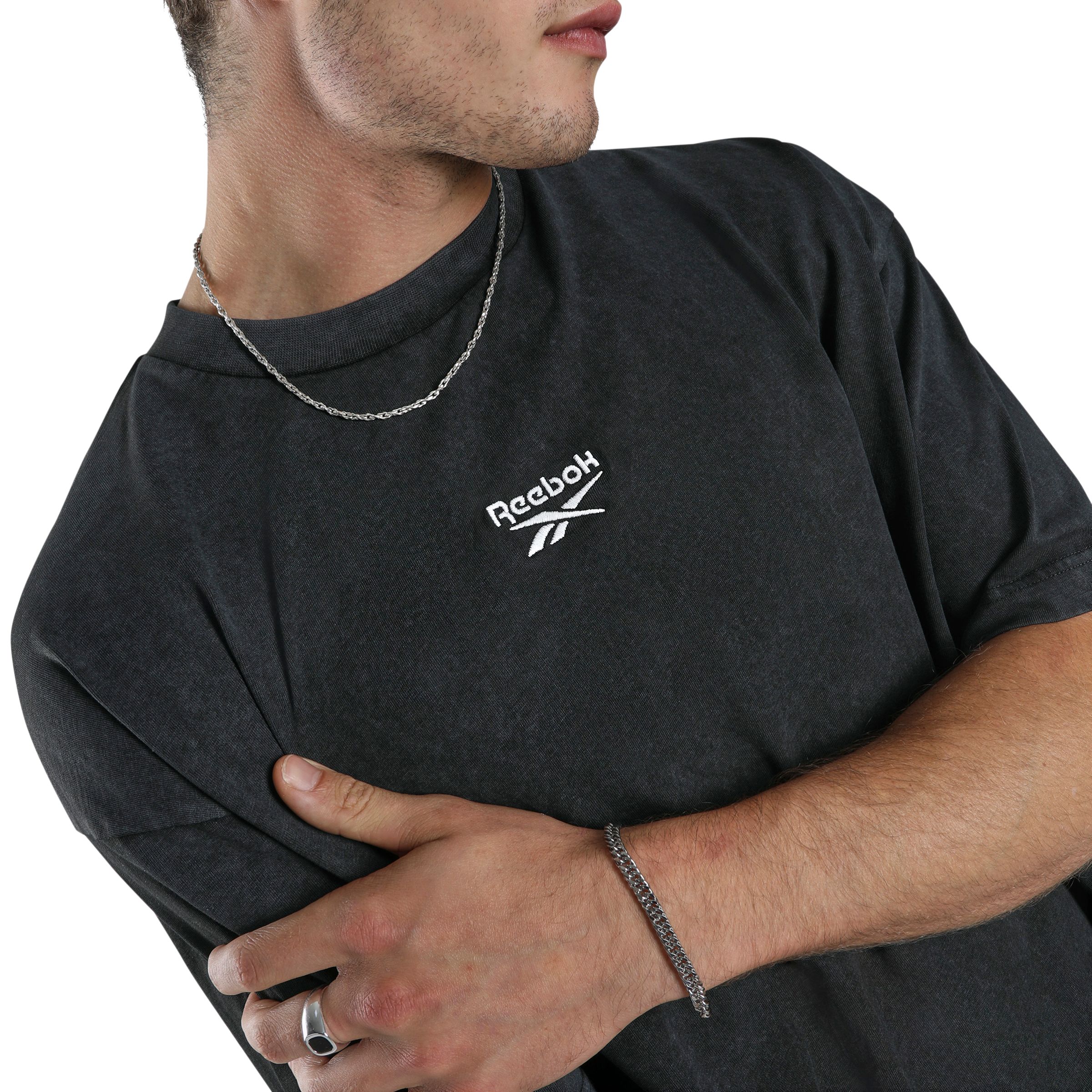 Reebok Men's Washed Oversized T-Shirt