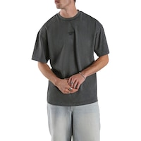 Reebok Men's Washed Oversized T-Shirt Front_Flat