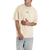 Reebok Men's Washed Oversized Garment-Washed Casual T-shirt