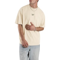 Reebok Men's Washed Oversized Garment-Washed Casual T-shirt