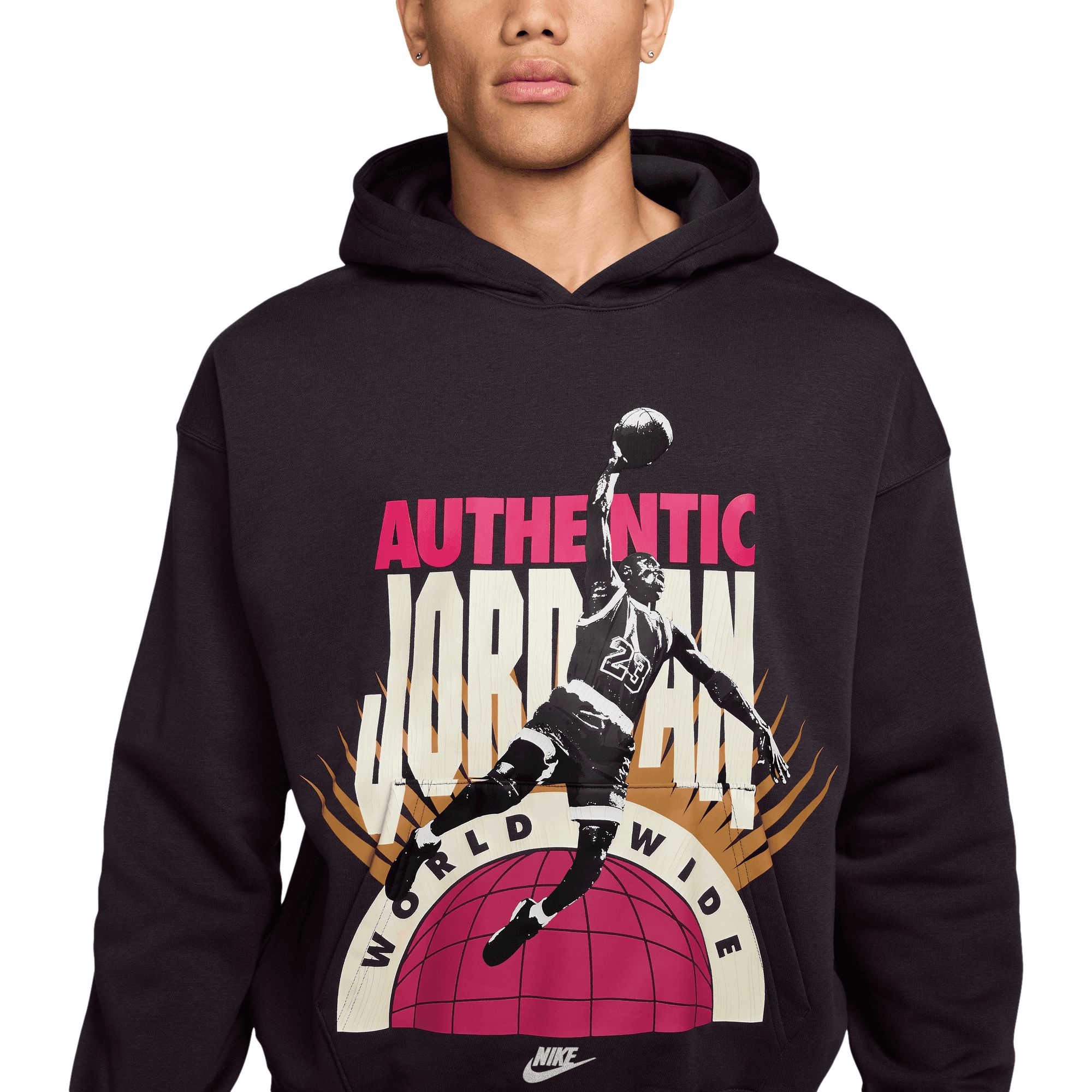 Jordan Men's Brooklyn Air 6 Fleece Pullover Basketball Hoodie