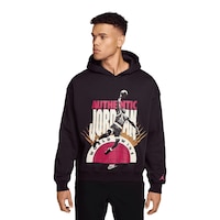 Jordan Men's Brooklyn Air 6 Fleece Pullover Basketball Hoodie Front_Flat