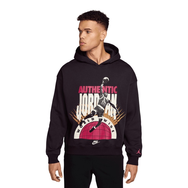 Jordan Men's Brooklyn Air 6 Fleece Pullover Basketball Hoodie