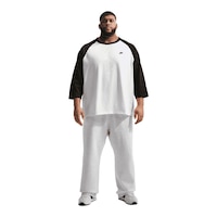 Nike Sportswear Men's Club 3/4 Sleeve Raglan T-Shirt Front_Flat