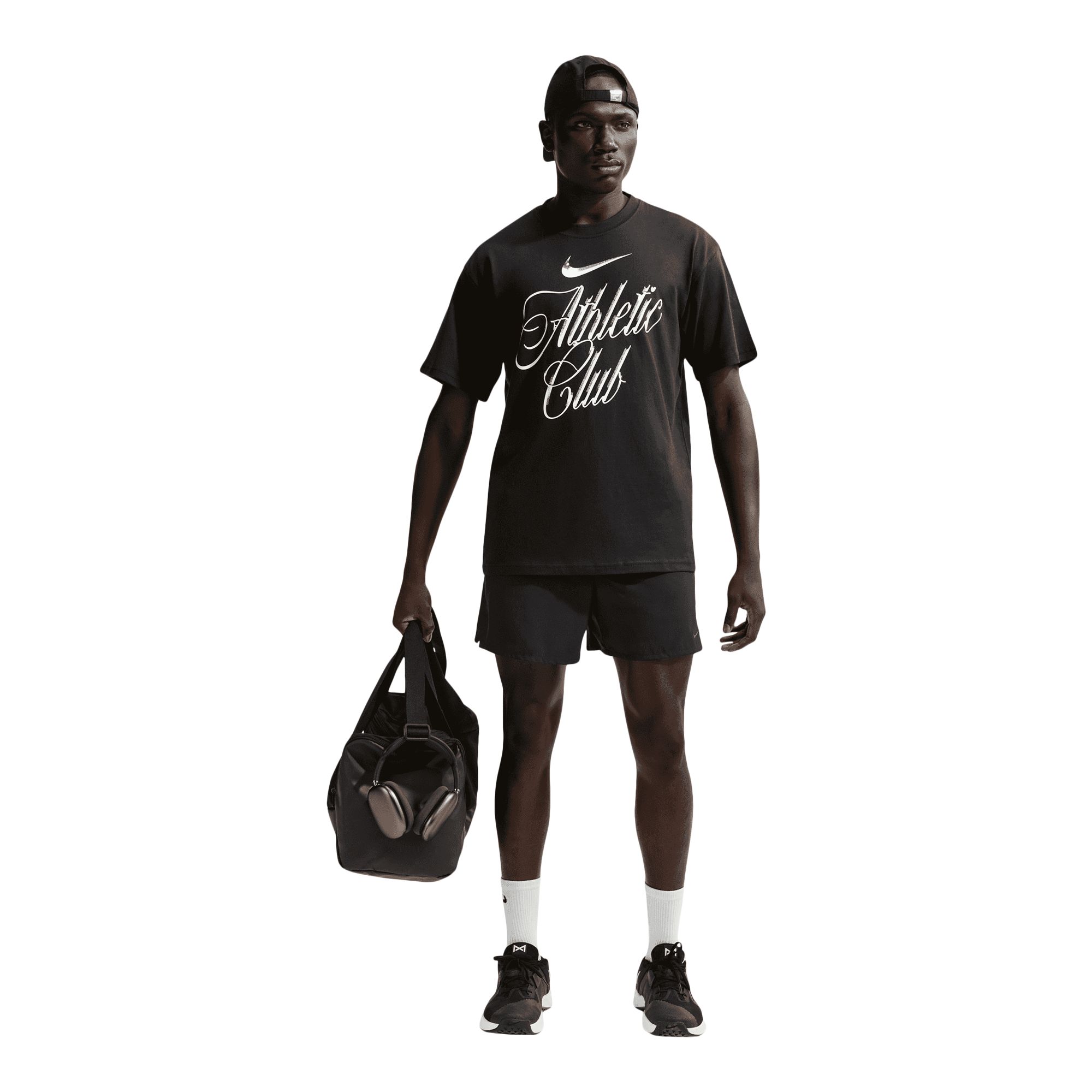 Nike Men's Athletic Club Script Loose T-Shirt