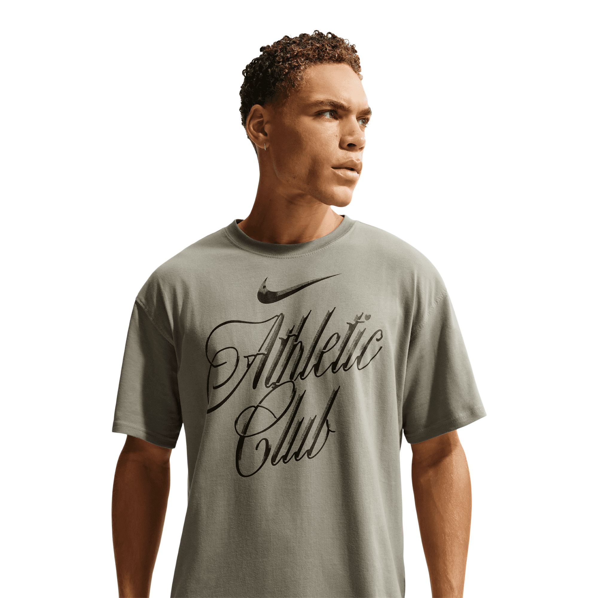 Nike Men's Athletic Club Script Loose T-Shirt