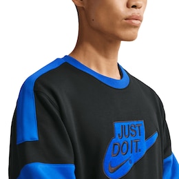 Nike Sportswear Men's Club 2.0 Just Do It Midweight Brushed Fleece Sweatshirt