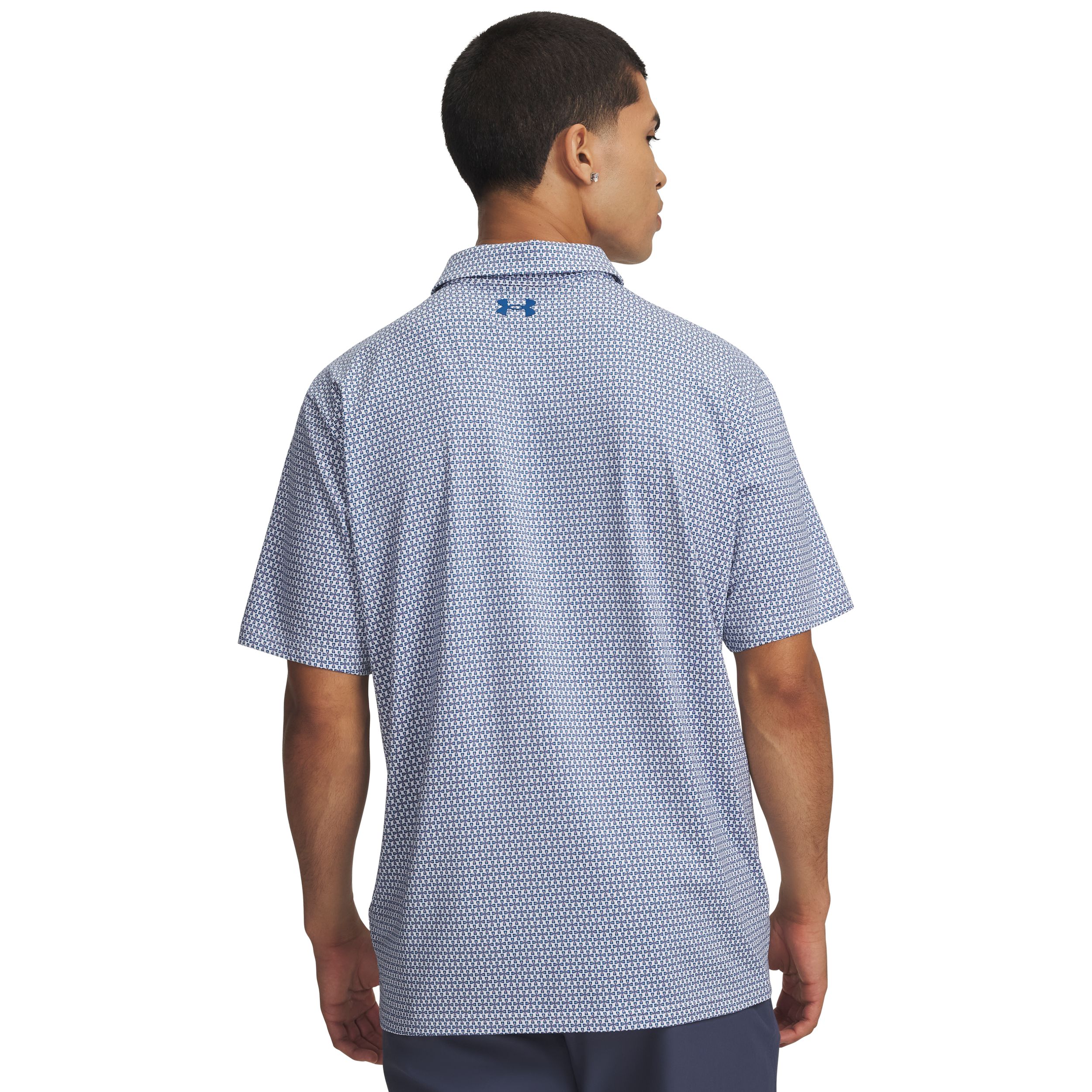 Under Armour Men's Matchplay Printed Polo T-shirt with UPF 40 Sun Protection