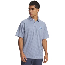 Under Armour Men's Matchplay Printed Polo T-shirt with UPF 40 Sun Protection