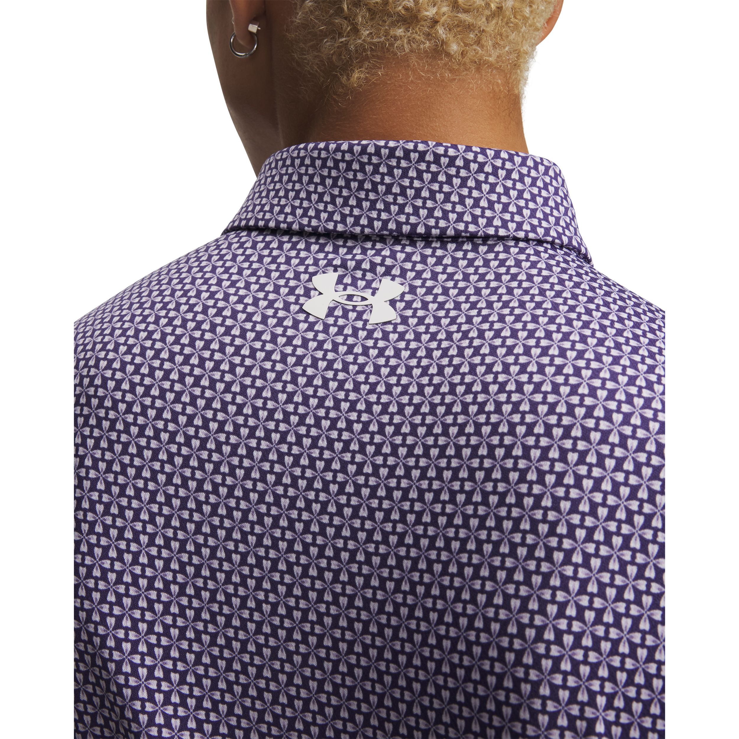 Under Armour Men's Matchplay Printed Polo T-shirt with UPF 40 Sun Protection