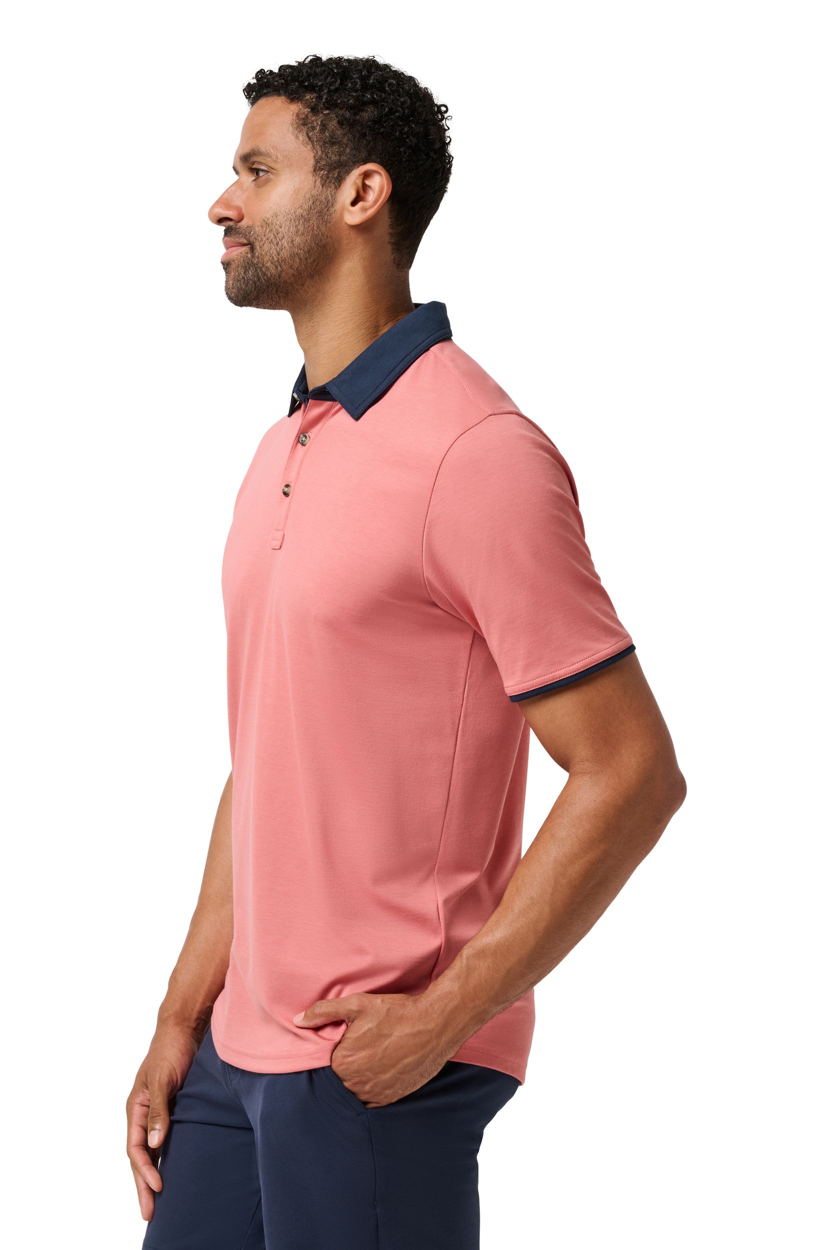 Travis Mathew Men's SC Solid Polo T-Shirt