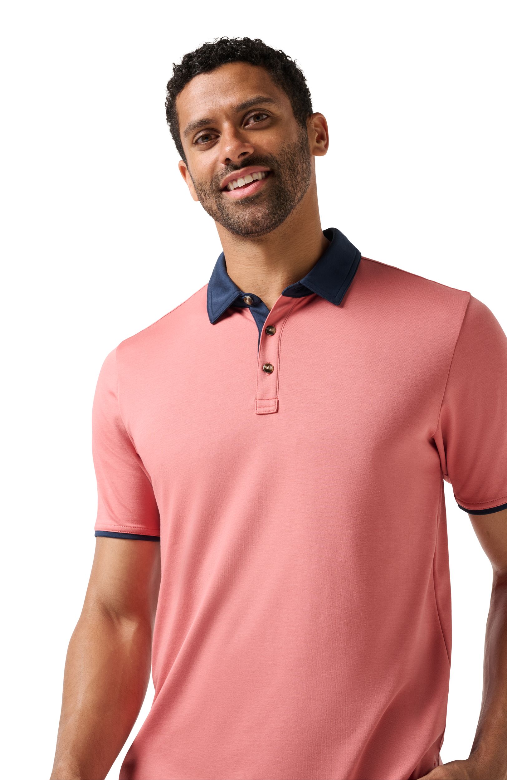Travis Mathew Men's SC Solid Polo T-Shirt