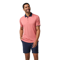 Travis Mathew Men's SC Solid Polo T-Shirt Front_Flat