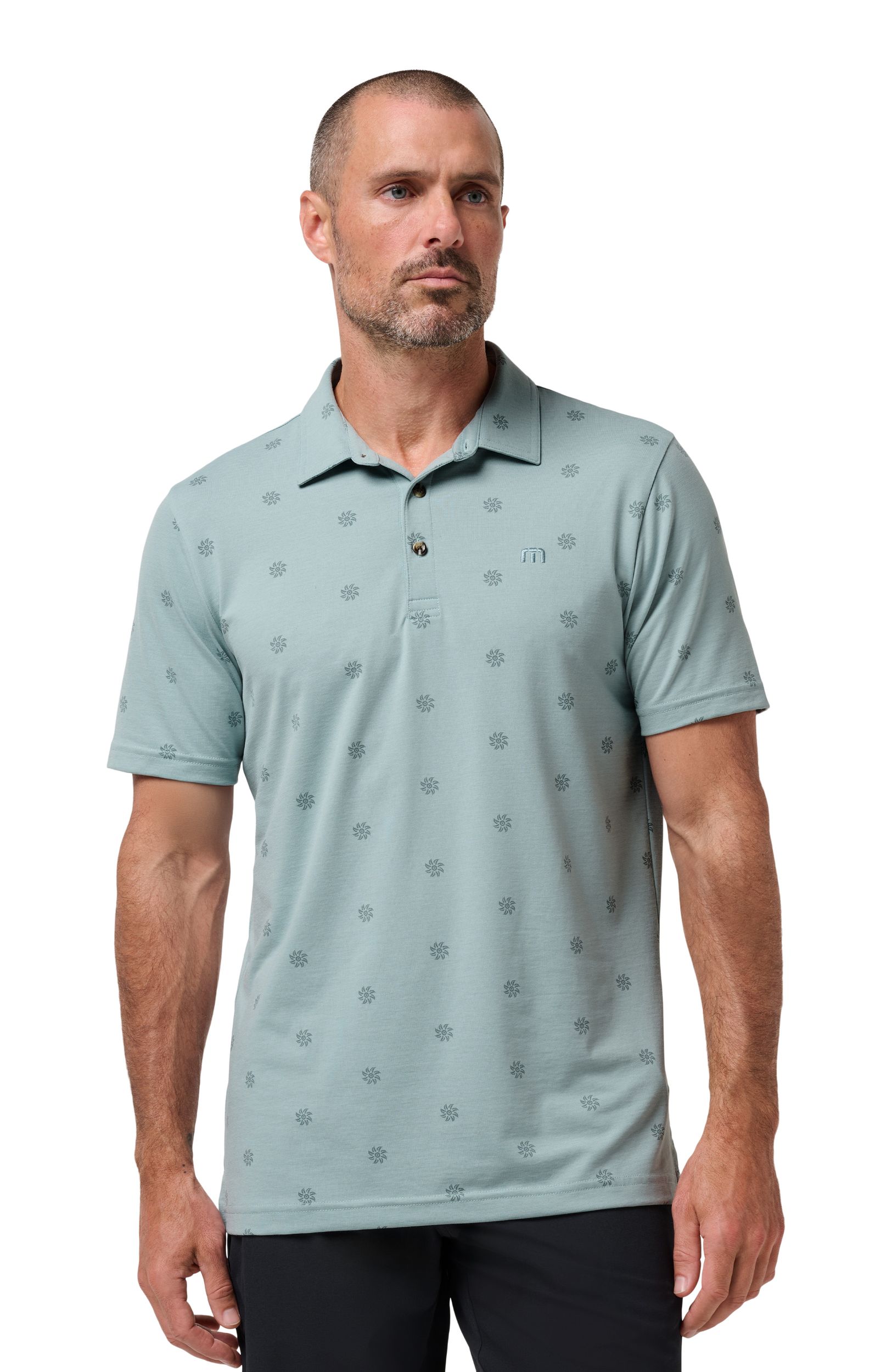 Travis Mathew Men's Jersey Solid Polo T-Shirt