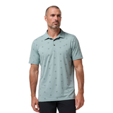 Travis Mathew Men's Jersey Solid Polo T-Shirt Front_Flat