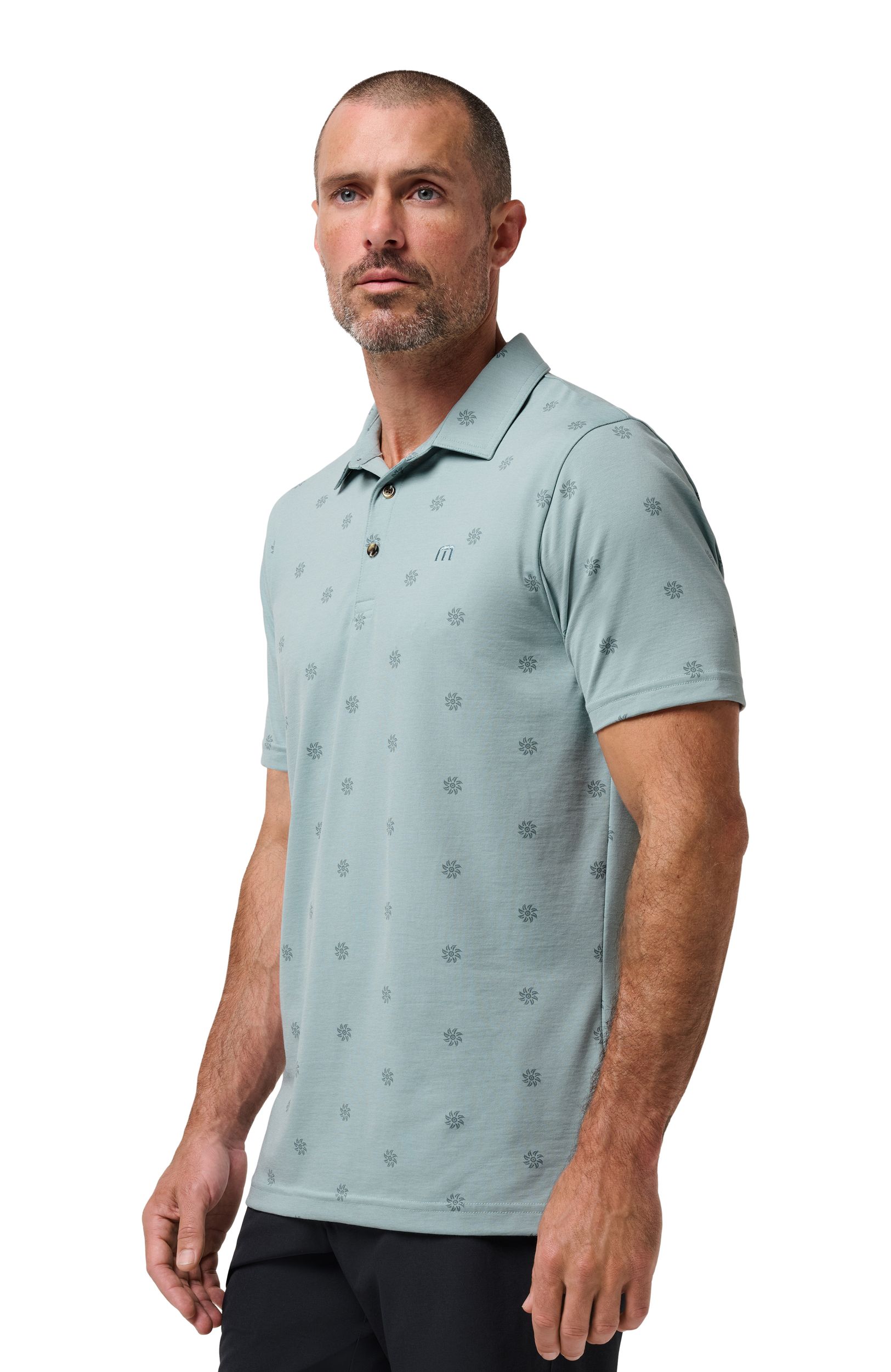 Travis Mathew Men's Jersey Solid Polo T-Shirt