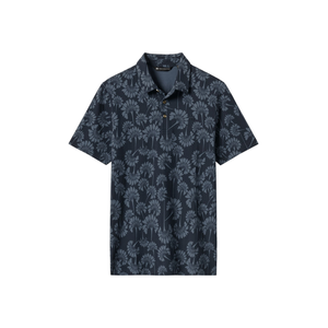 Travis Mathew Men's Comfort Knit Pattern Polo T-Shirt
