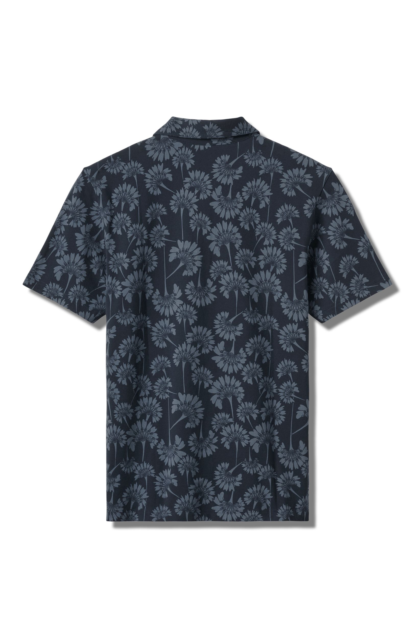 Travis Mathew Men's Comfort Knit Pattern Polo T-Shirt