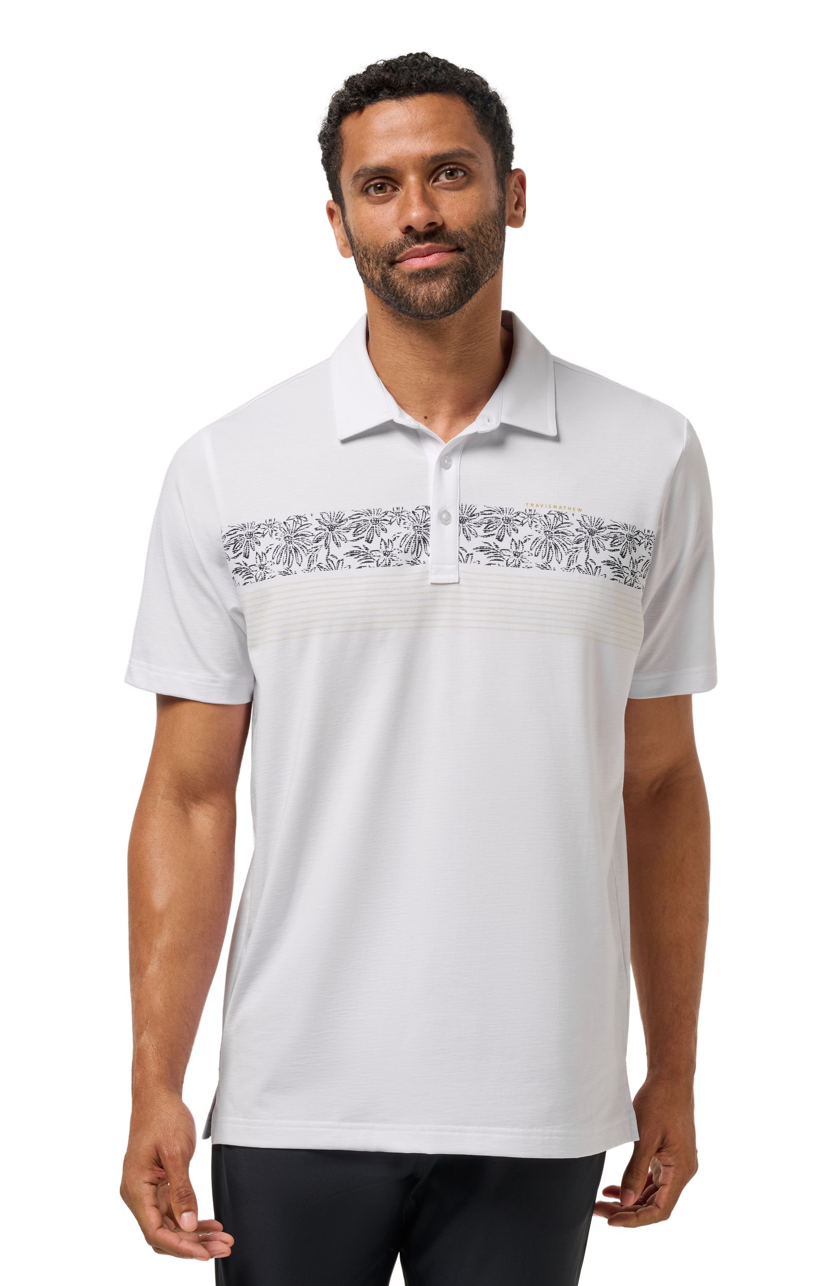 Travis Mathew Men's Jersey Outlook Polo T-Shirt