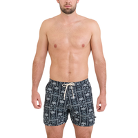 SAXX Men's Harbormaster 2 In 1 5 Inch Swim Trunk Front_Flat