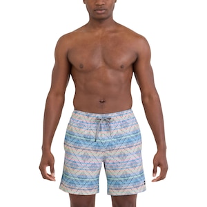 SAXX Men's Oh Buoy 7 Inch Brief Liner Volley Shorts