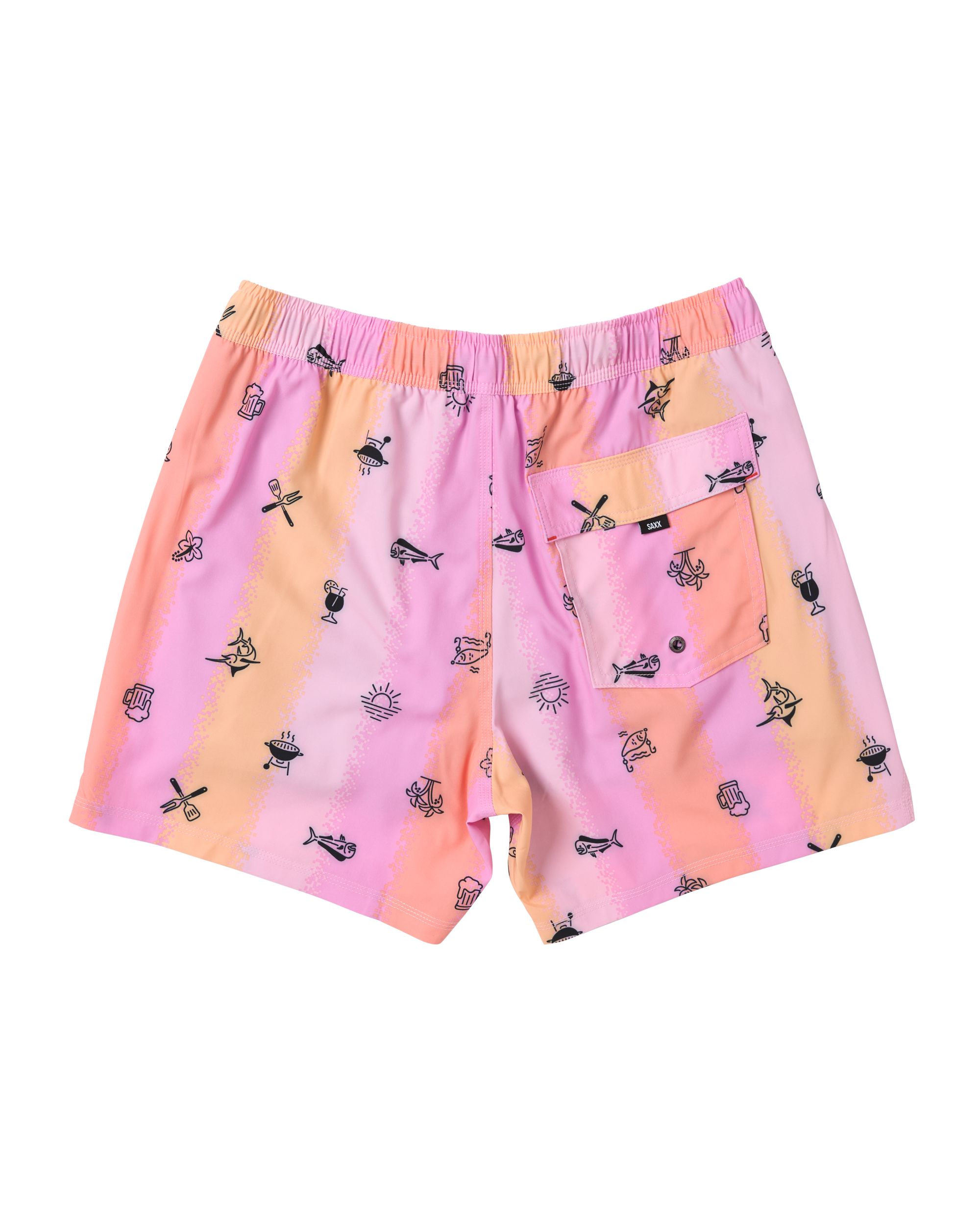 SAXX Men's Oh Buoy 5 Inch Volley Shorts