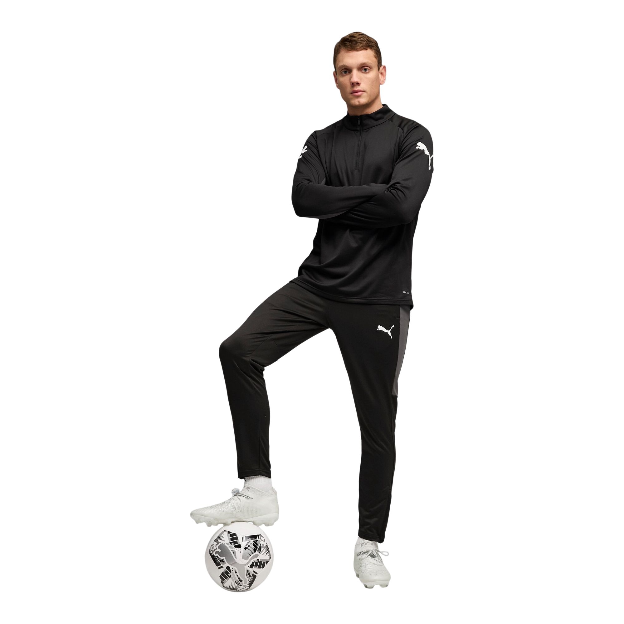 PUMA Men's LIGA 1/4 Zip Long Sleeve Top